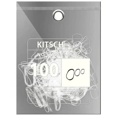 Kitsch - No-Snag Elastic 100 Pc - Clear