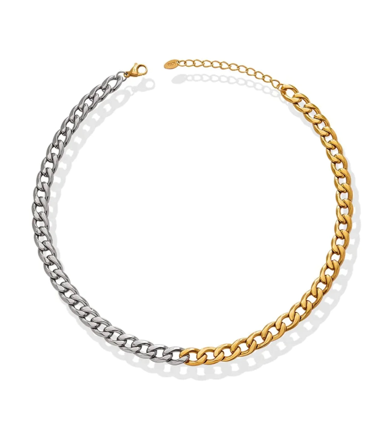 Chansutt Pearls - Gold + Silver Chain Necklace