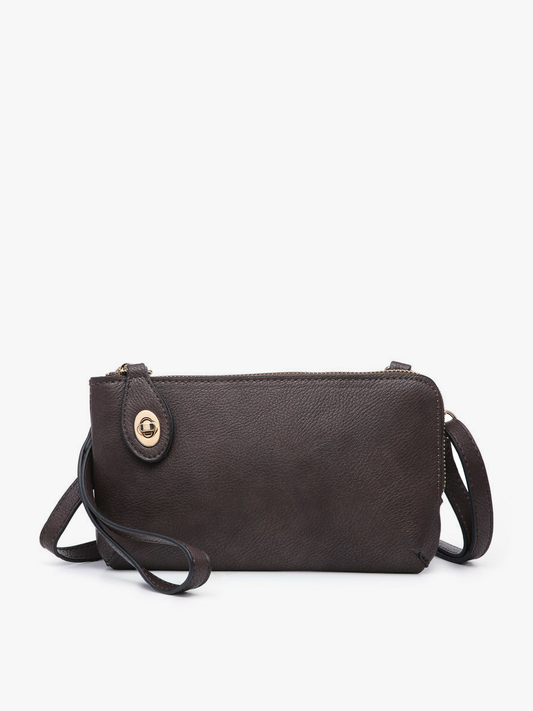 Kendall Vegan Crossbody - COFFEE