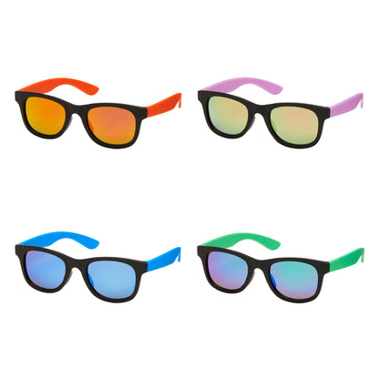 KIDS FLOATIES Polarized Sunglasses -  Classic Mirror Two Tone