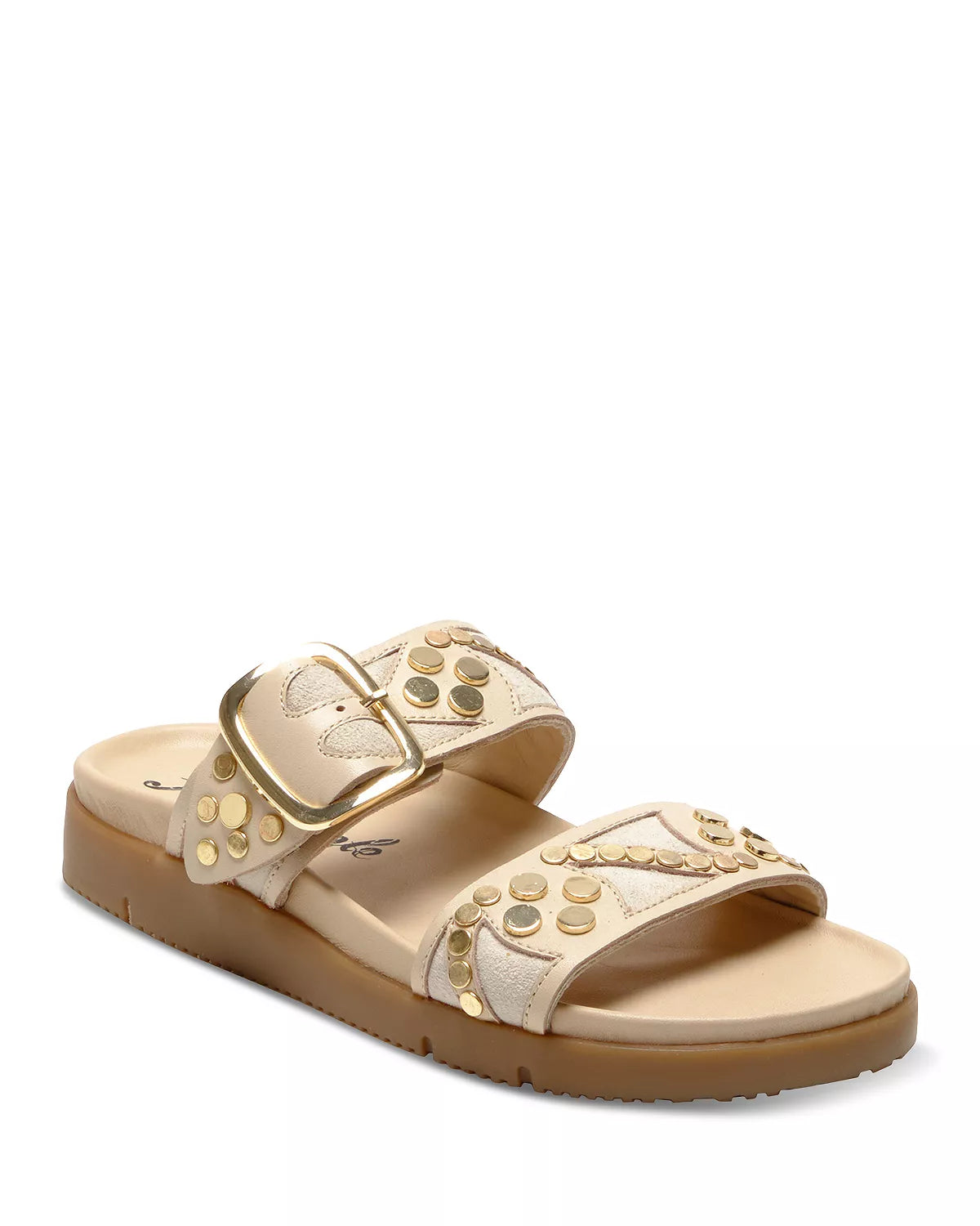 Free People - Revelry Studded Sandals - PLASTER