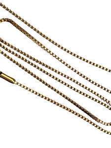 Farrah B - Gold Box Chain Necklace