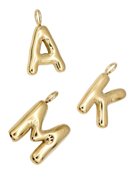 Farrah B - Large Bubble Initial Charms