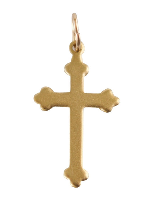 Farrah B - Large Gold Cross Charm