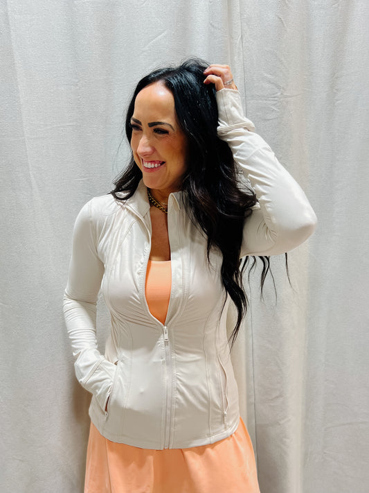 Butter Soft Define Jacket - CREAM