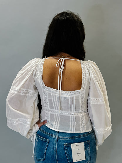Boho Breeze Lace Blouse