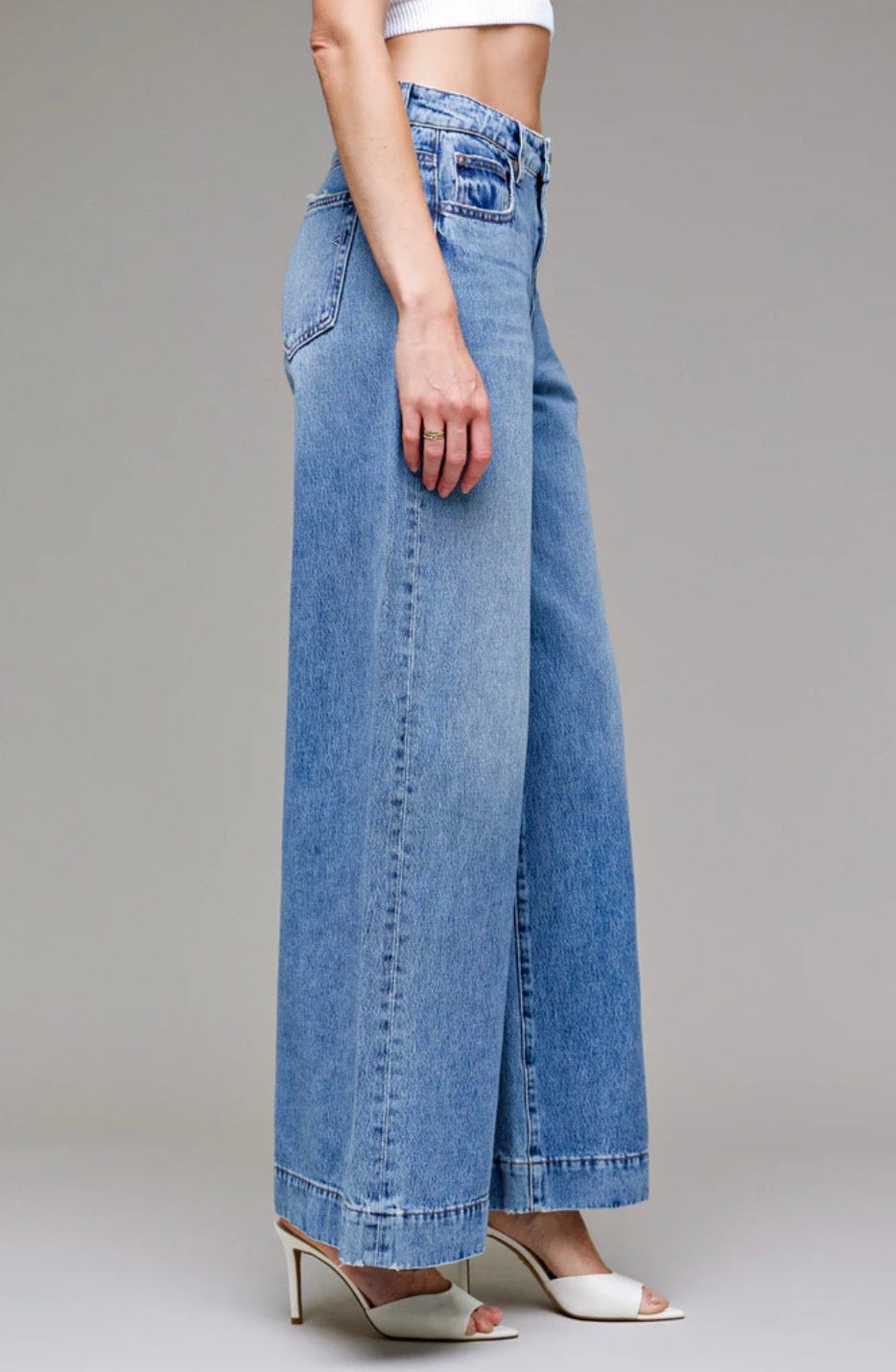 Hidden - NORI - Classic Wide Leg Jean