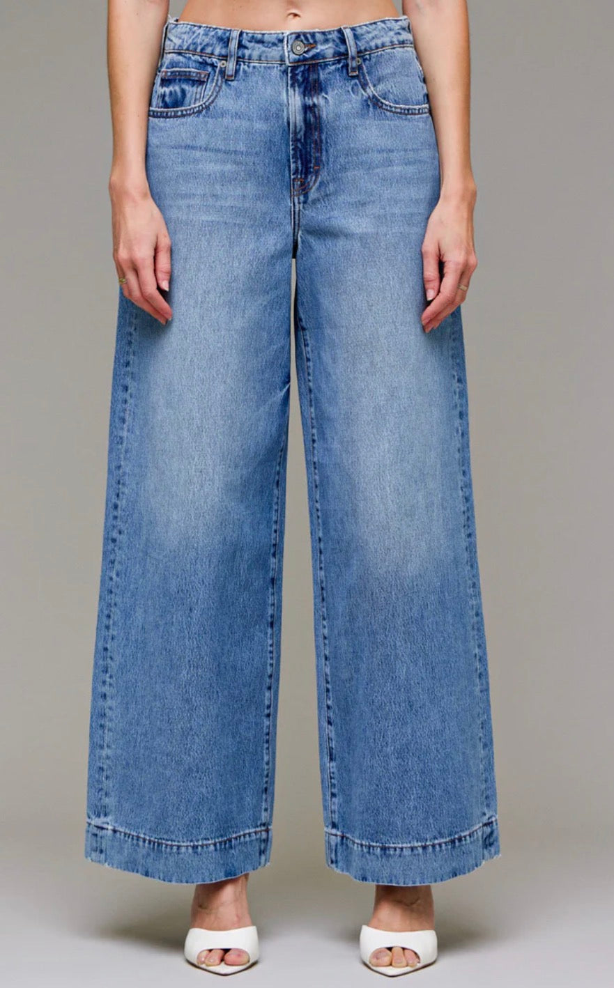 Hidden - NORI - Classic Wide Leg Jean