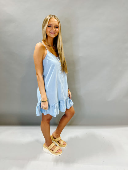 On Cloud Nine Poplin Dress