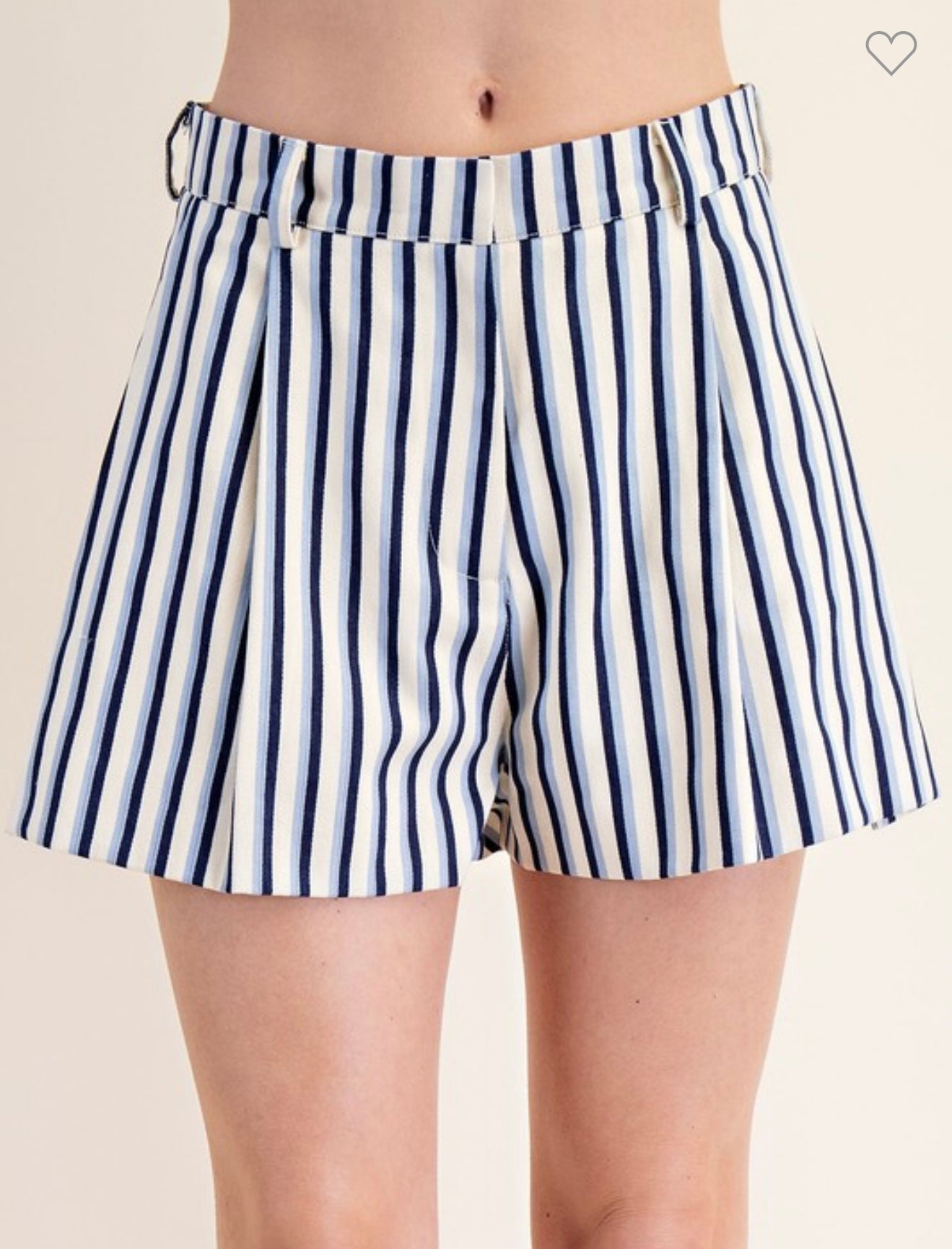 Retro Rails Stripe Shorts