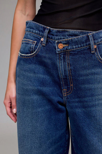 Hidden - Alyx Dark Wash Low Slung Crossover Baggy Jeans