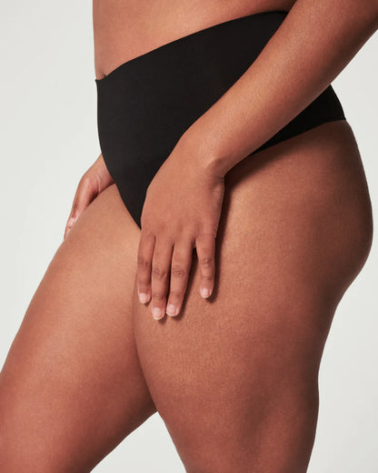 Spanx - EcoCare Seamless Shaping Thong - VERY BLACK