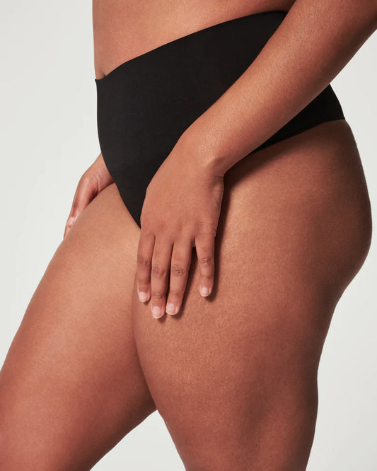 Spanx - EcoCare Seamless Shaping Thong - VERY BLACK