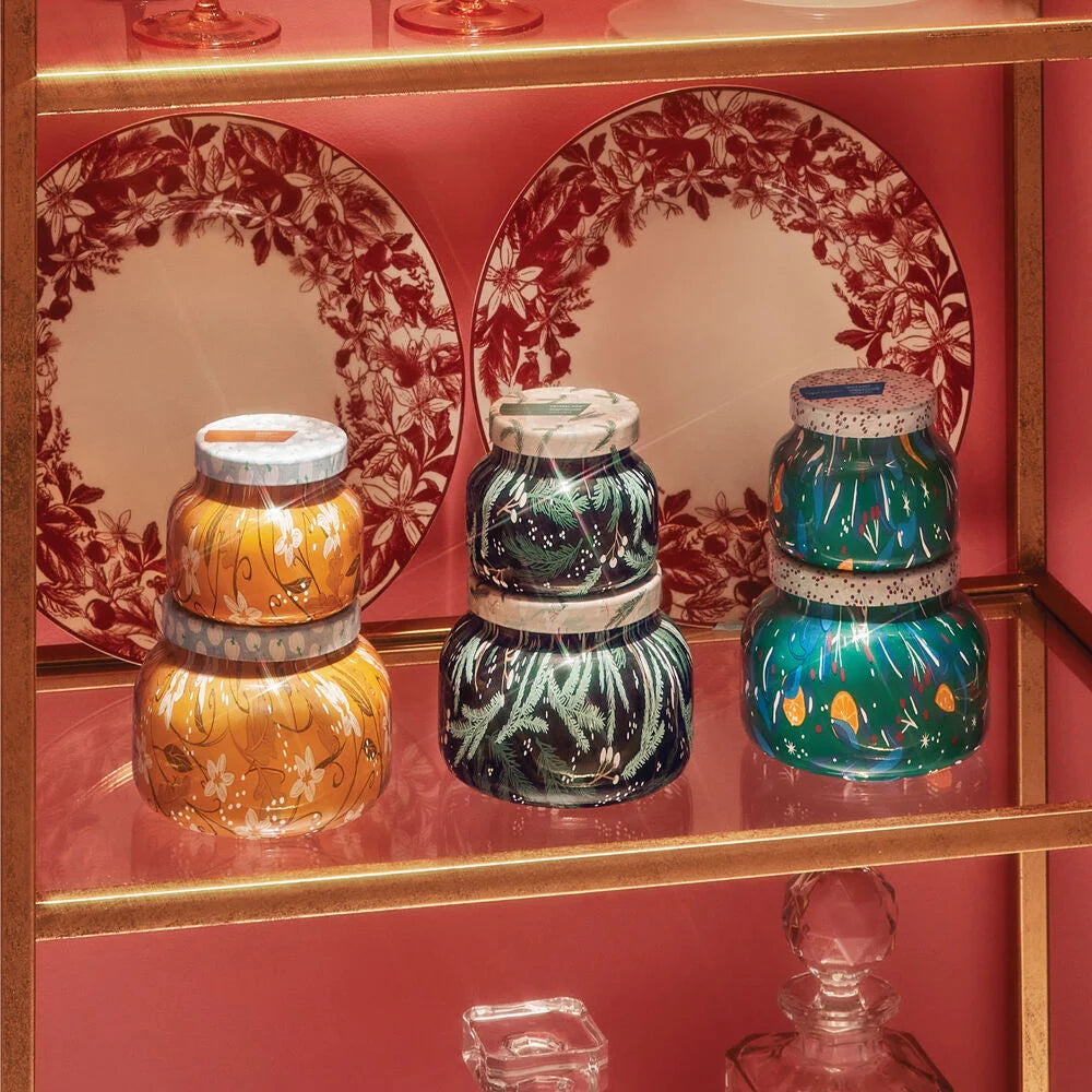 Capri Blue - Pumpkin Dulce Holiday Pattern Play Petite Jar, 8 oz