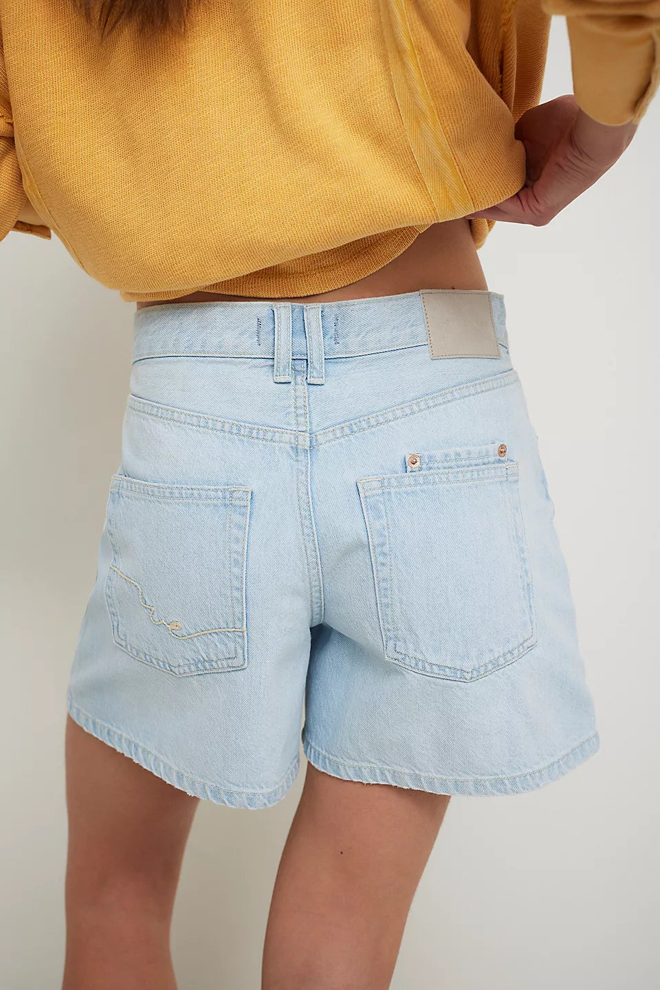 Free People - Tippi Denim Shorts - BABALON BLUE