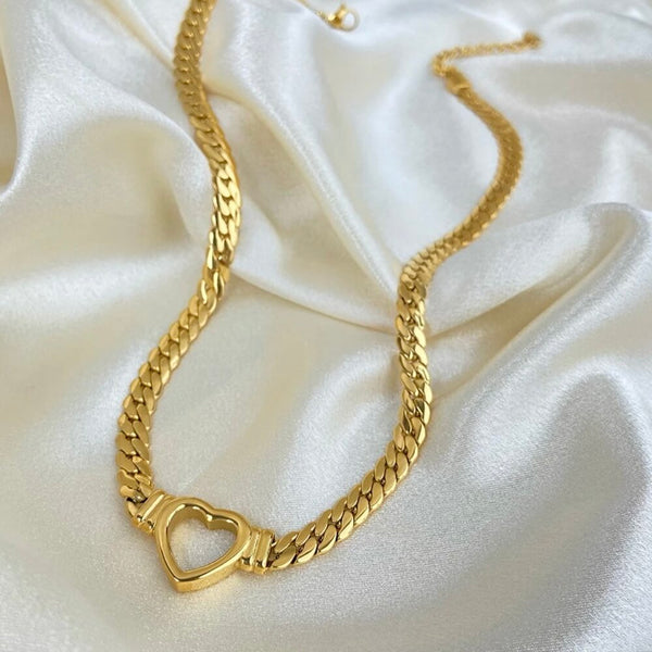 Chansutt Pearls - Open Heart Necklace