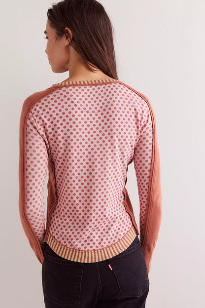 Free People - Instant Classic Tee - Pink Combo