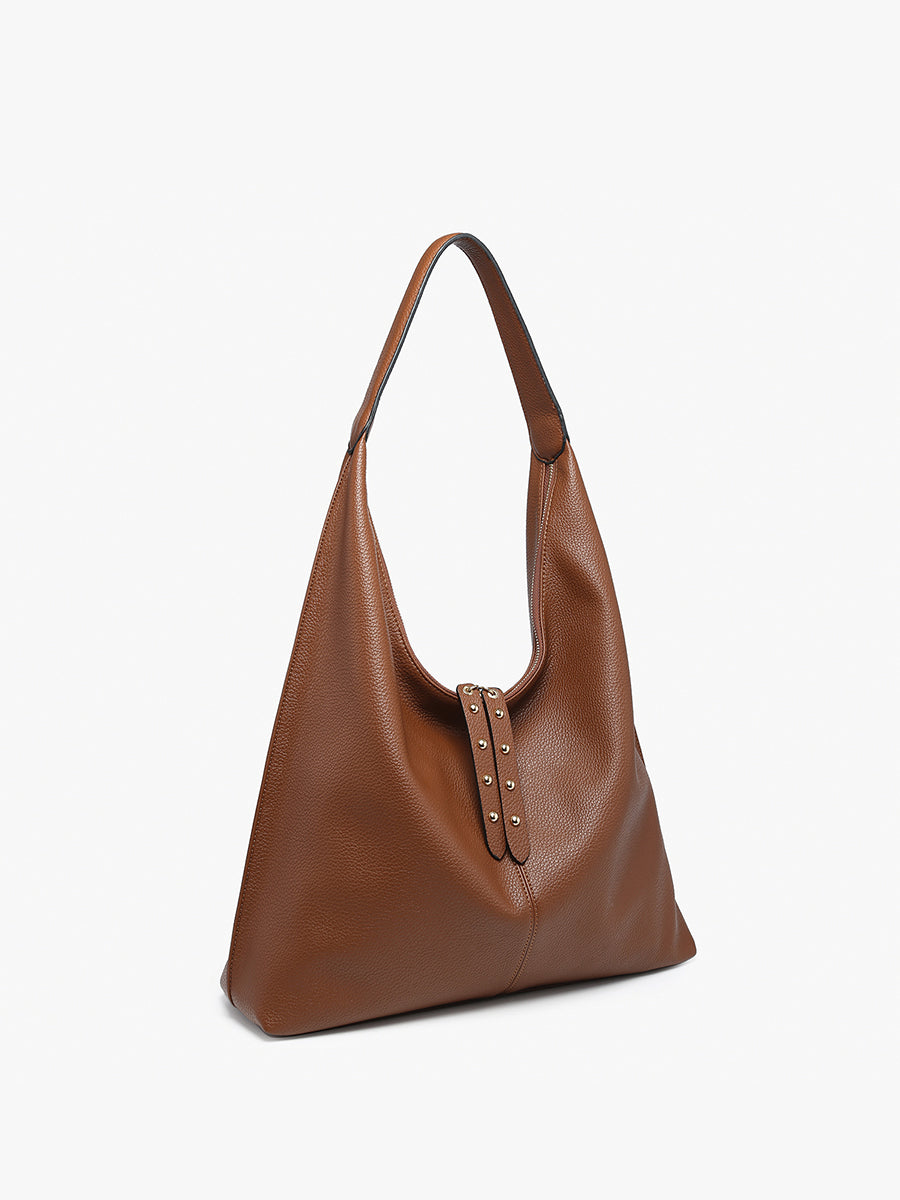 Tori Vegan Slouchy Hobo - BROWN