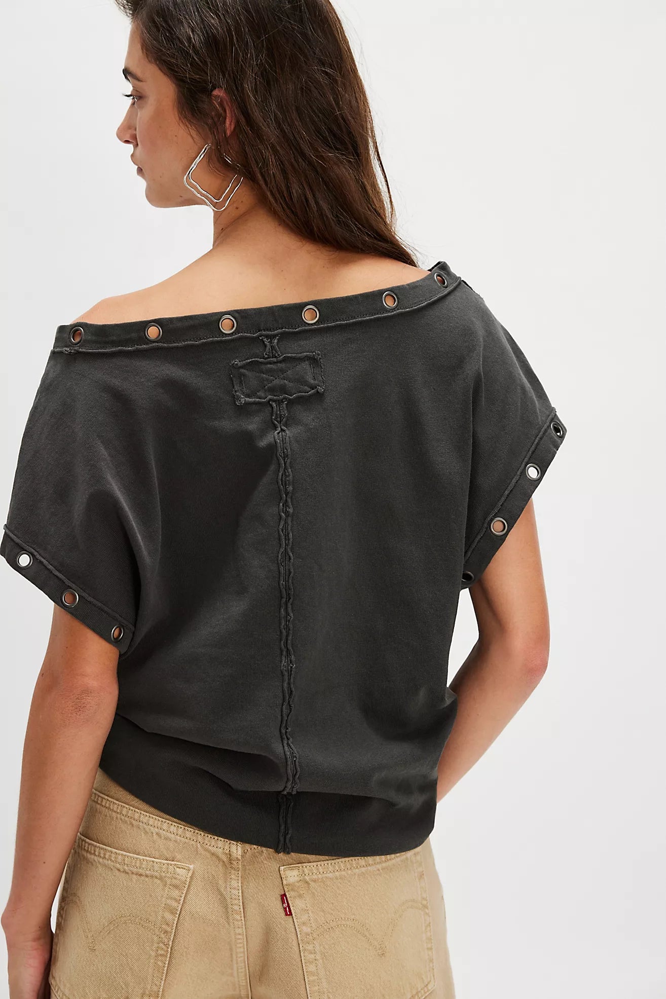 Free People - Billie Tee - BLACK