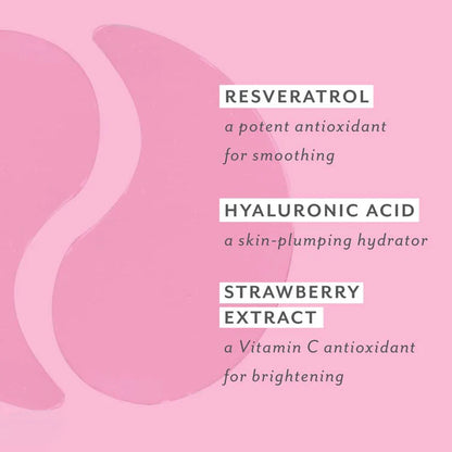 PATCHOLOGY -Serve Chilled -  Rosé Hydrating & Smoothing Hydrogel Eye Patches -BOX (5 Pack)