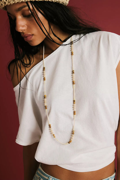 Free People -  We The Free Peggy Tee - Ivory