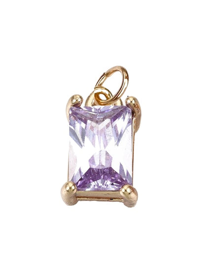 Farrah B - Jewel Gem Charm - LAVENDER
