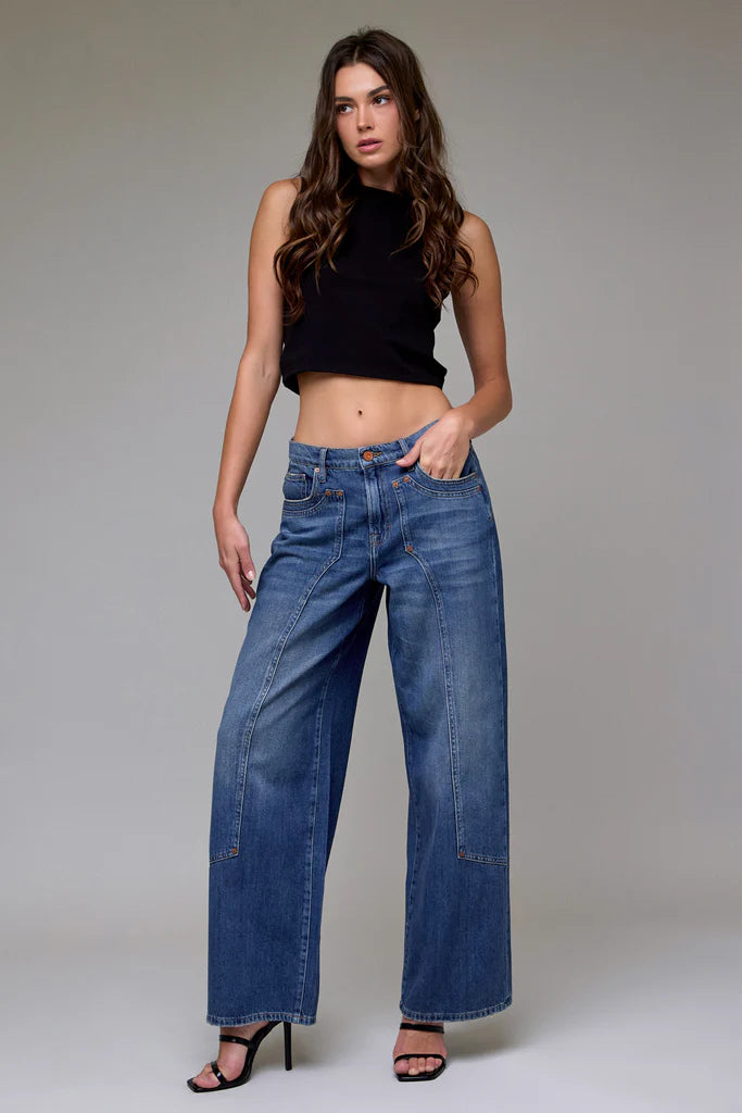 Hidden - Alyx Medium Vintage Patch Oversized Baggy Jeans