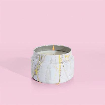Capri Blue - Pineapple Flower - Modern Marble Printed Travel Tin, 8.5oz