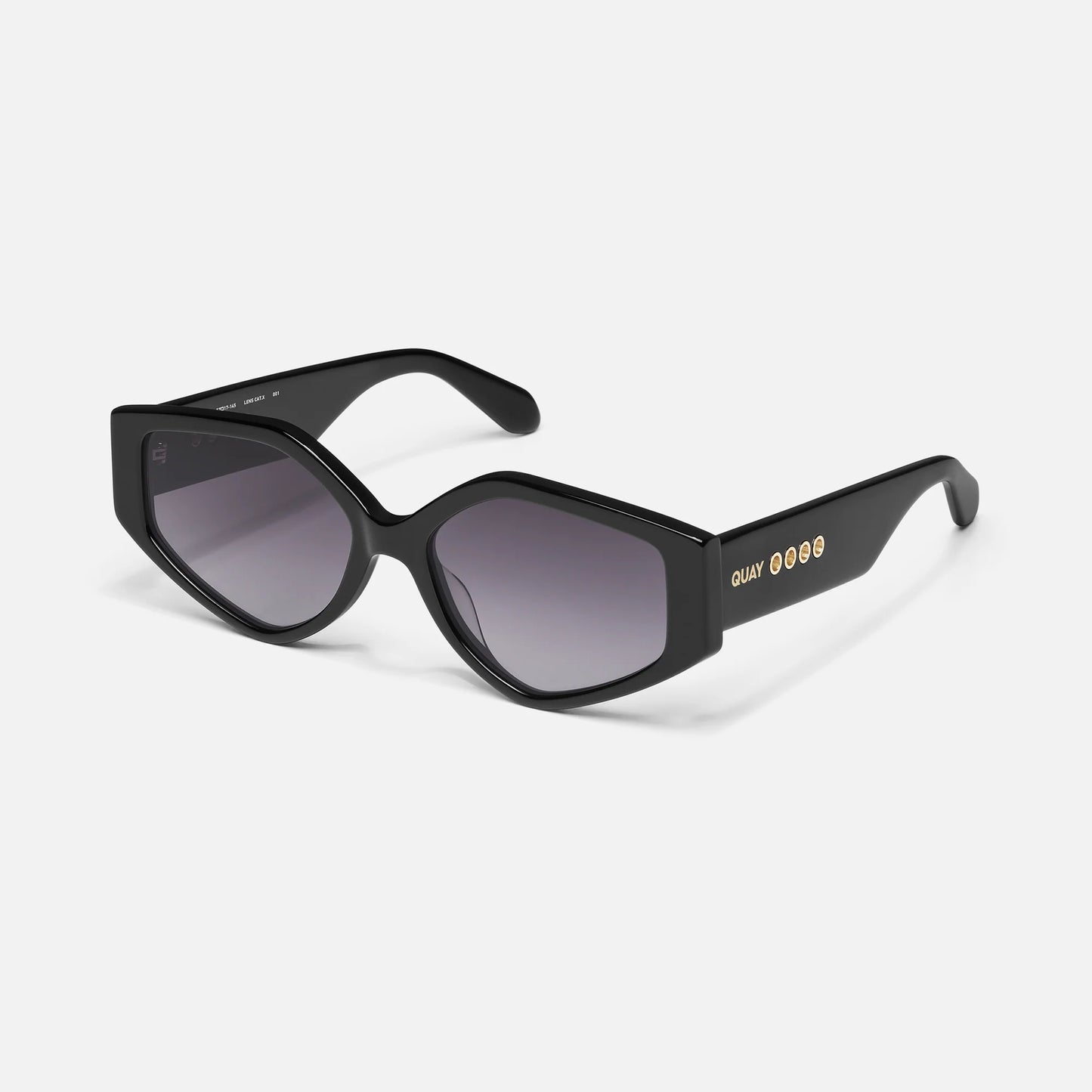QUAY - Hot Gossip - Black Frame / Smoke Lens