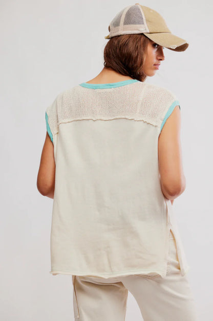 Free People - Hawaii Vibes Tee - IVORY