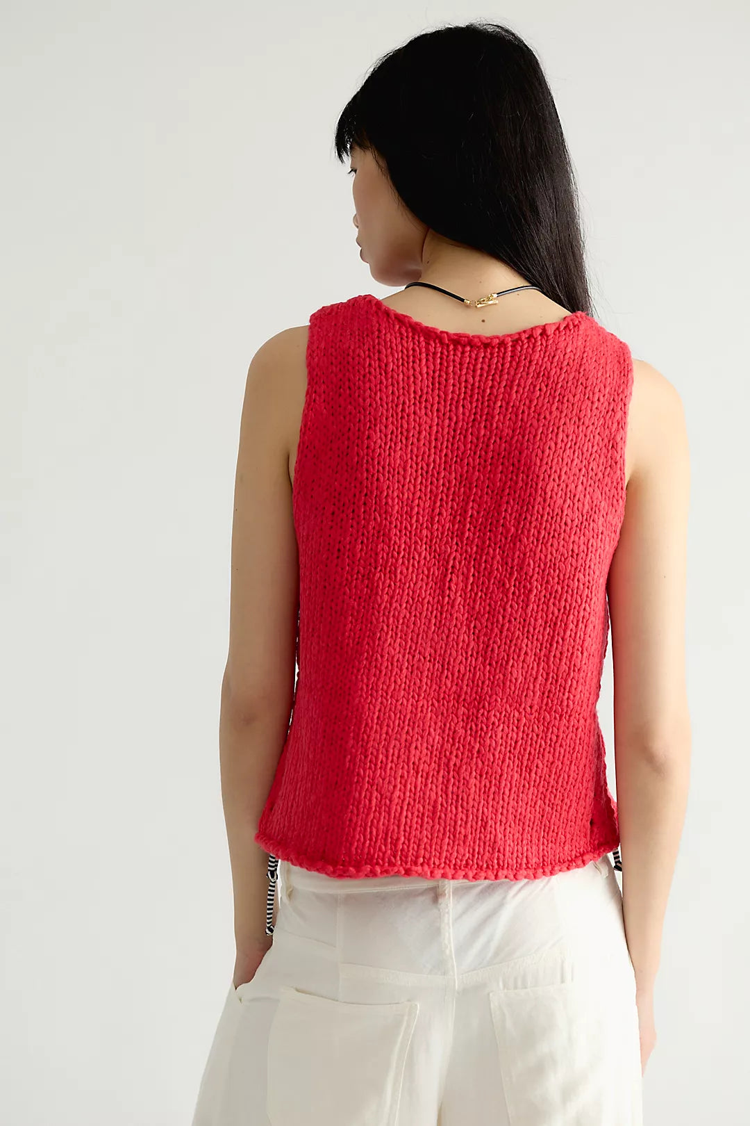 Free People - Opal Knit Tank - Sour Sweet (Red)