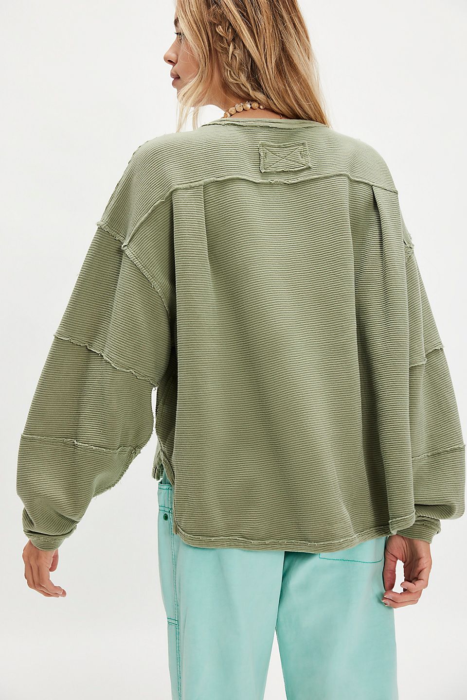 Free People - Total Eclipse Tee - OIL GREEN