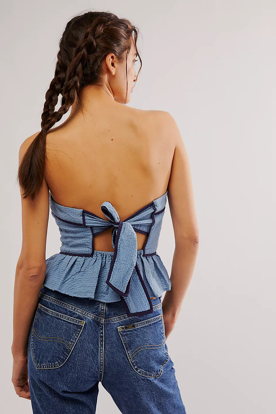 Free People - Tara Tube Top - Faded Denim