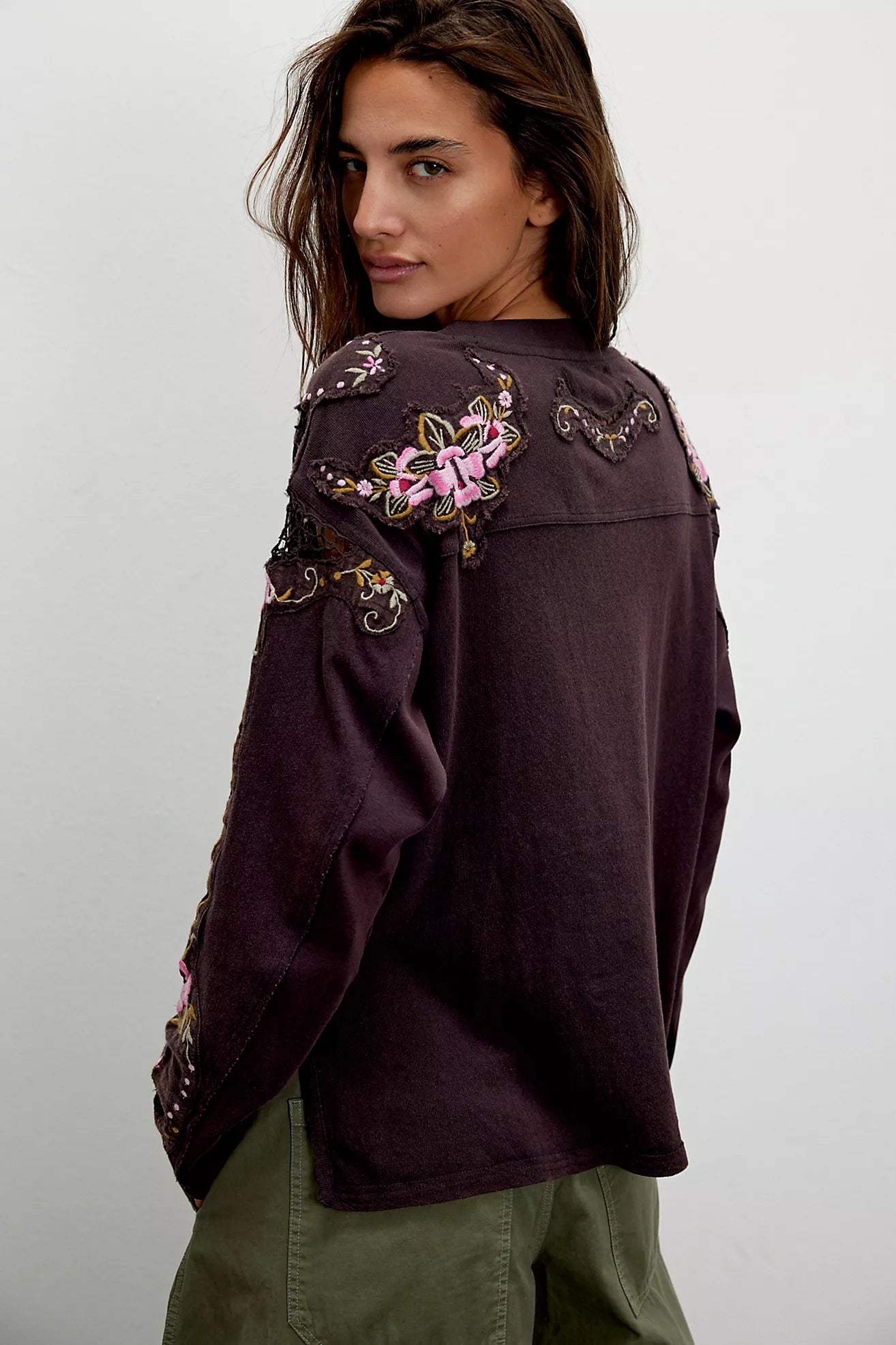 Free People - Lilth Tee - CHOCOLATE