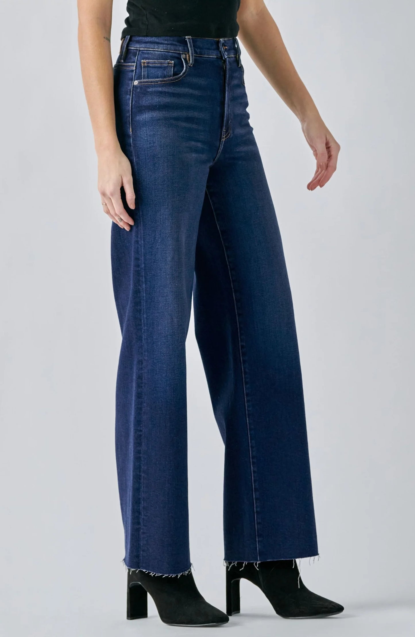 Hidden -Logan- Dark Wash High Waisted Dad Jean