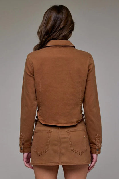 Hidden - Abbey Tawny Tapered Button-Up Shirt