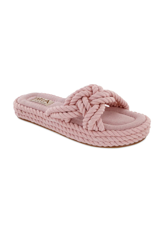 MIA - Miko Rope Slide Sandal - BLUSH