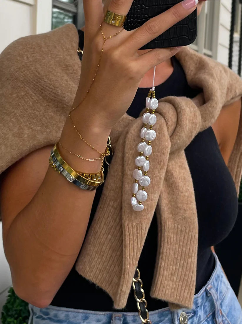 Chansutt Pearls - Pearl Cell Phone Chain