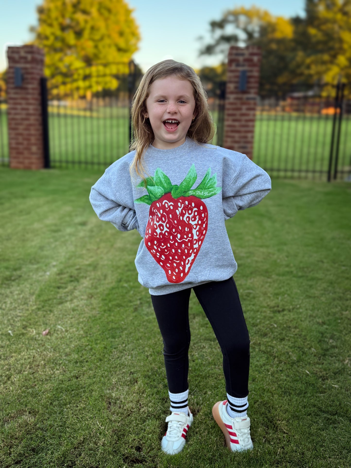 Taste and See Strawberry Graphic Sweatshirt - KIDS