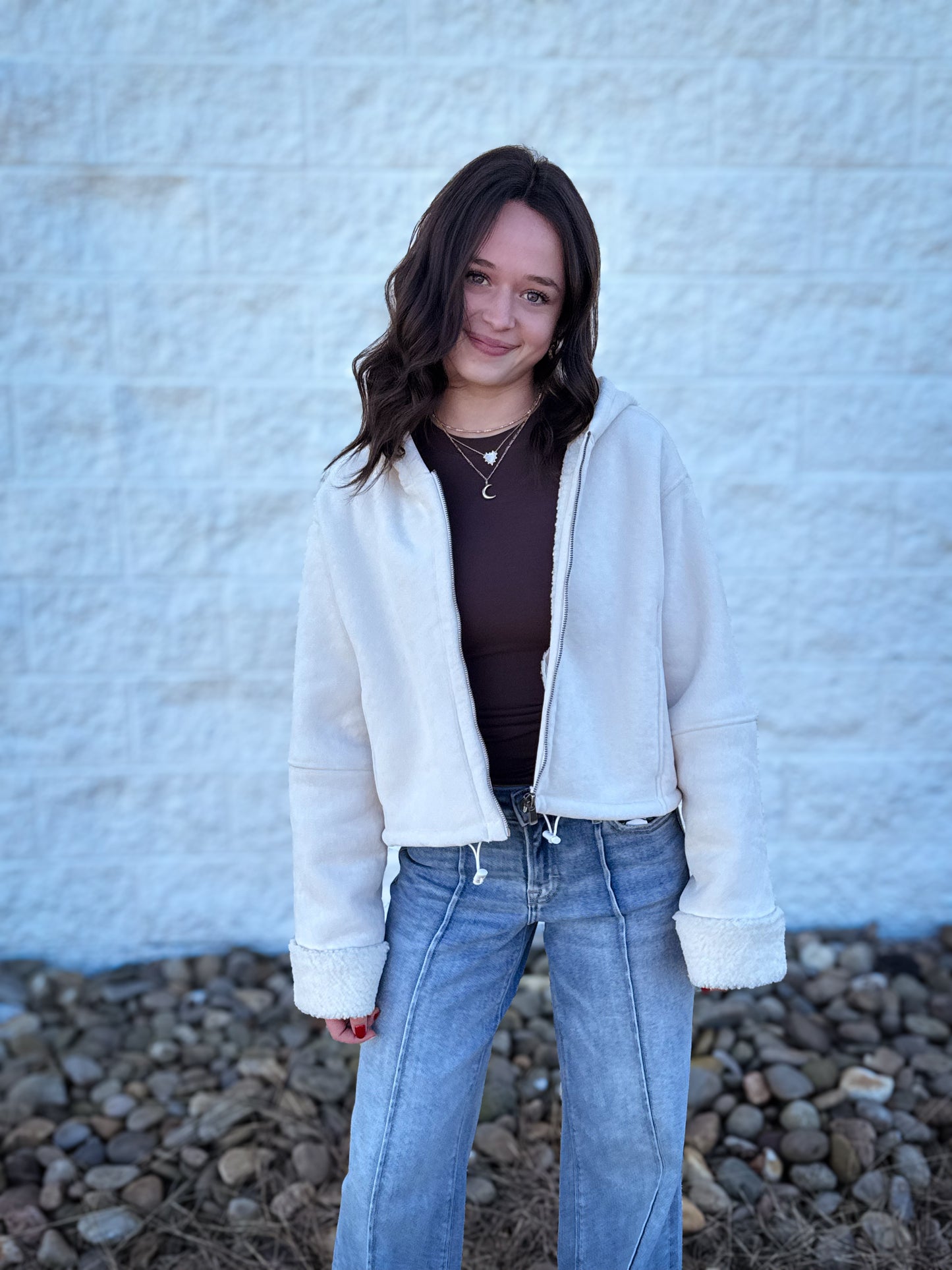 Alpaca Sherpa Hooded Jacket