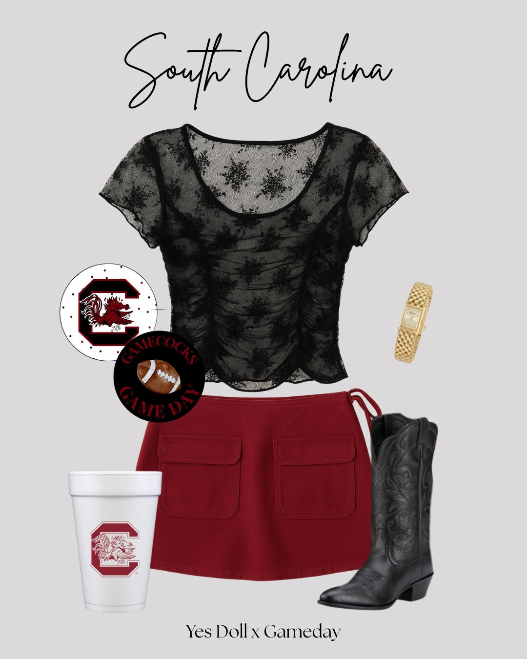 Lovely Lace Cinched Top - BLACK