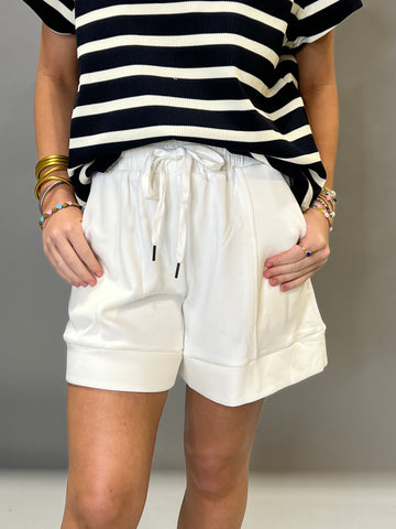 Stay Comfy High Rise Short - CREAM