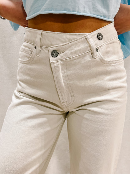 Hidden - Logan Crossover Dad Jean - SEA SALT