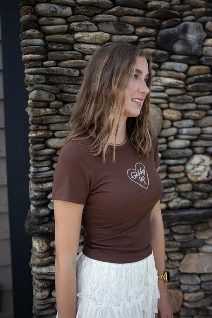 Giddy Up Graphic Baby Tee