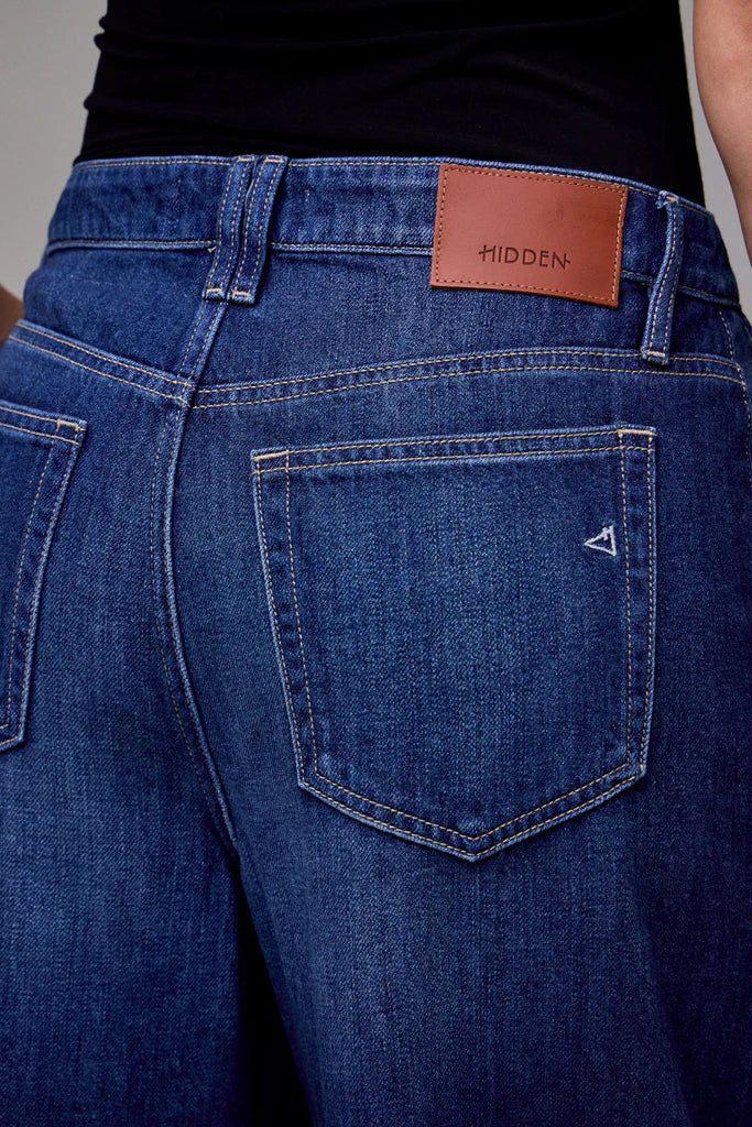 Dark wash super soft trouser denim 