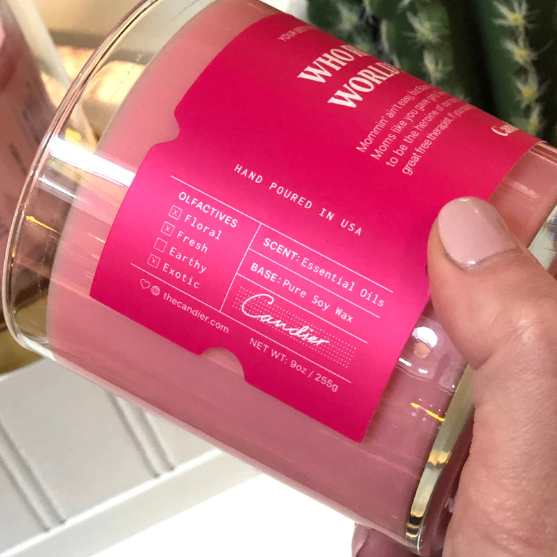 Candier - WHO RUN THE WORLD? MOMS. Candle