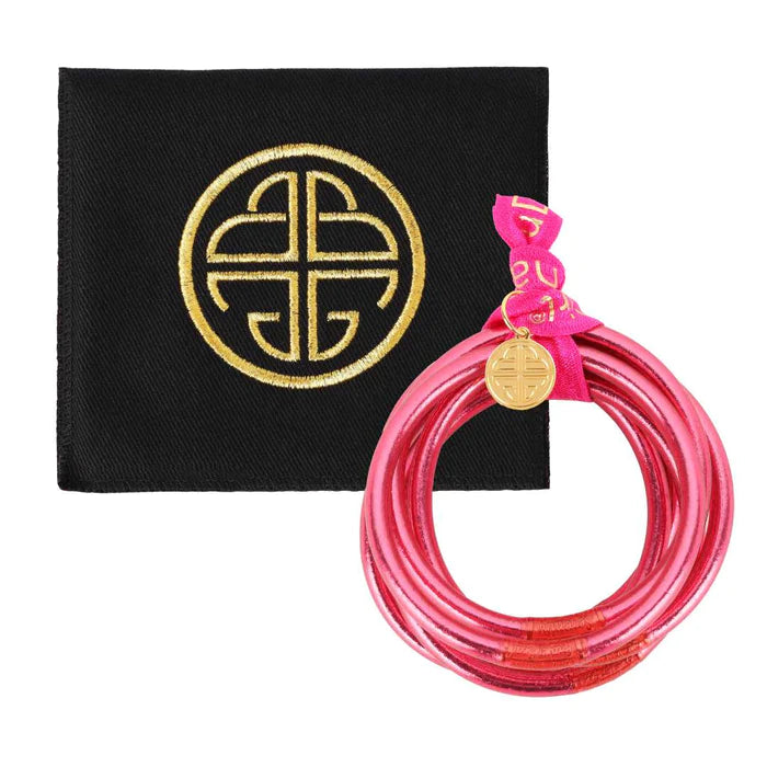 BuDhaGirl - PINK - All Weather Bangles® (AWB®) - Set of 6