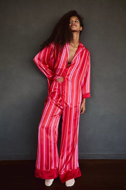 Free People- Dreamy Days Pajama Set - Berry Combo