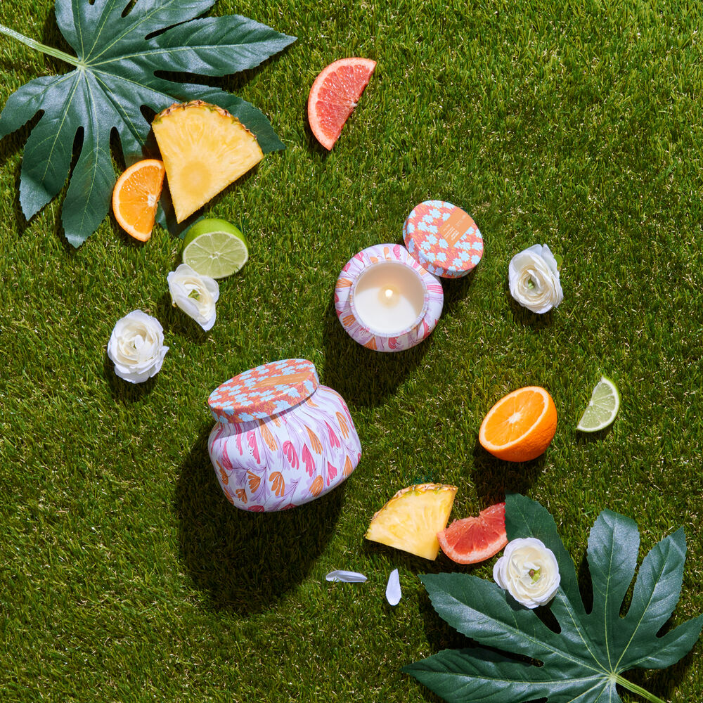 Capri Blue - PINEAPPLE FLOWER - Pattern Play Signature Jar, 19 oz