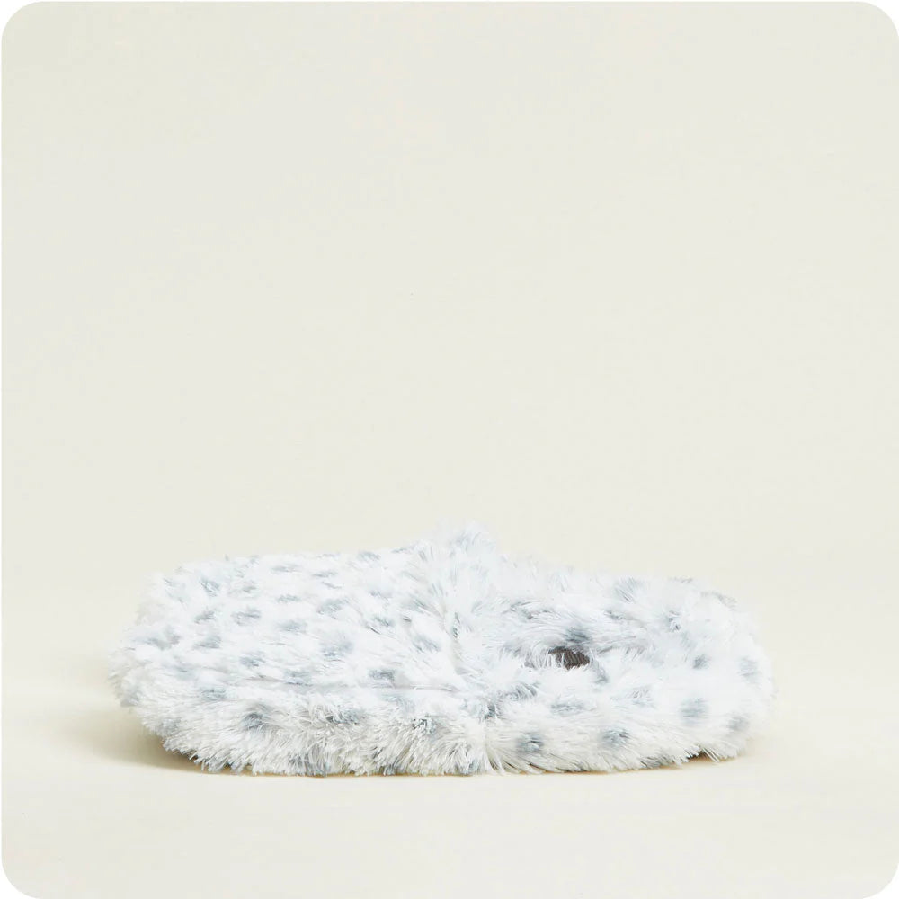 WARMIES - Snowy Dot Microwavable Slippers - Lavender Scented Heated Foot Warmers